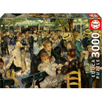 EDUCA Puzzle Tanec v Moulin de la Galette 3000 dielikov