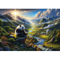 ART PUZZLE Puzzle Útočisko pre pandy 500 dielikov