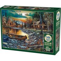 COBBLE HILL Puzzle Útočisko v horách 1000 dielikov
