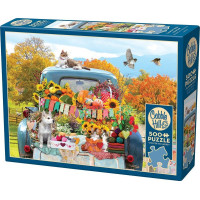 COBBLE HILL Puzzle Vidiecky nákladiak na jeseň 500 dielikov