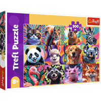 TREFL Puzzle Veselé zvieracie portréty 300 dielikov
