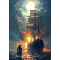 ART PUZZLE Puzzle Za plamene 1000 dielikov