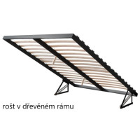 Posteľ PANAMA 200x140 cm - dub craft/biela