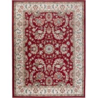 Kusový koberec DUBAI kilim - červený/béžový
