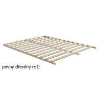 Posteľ PANAMA 200x120 cm - biela/dub craft