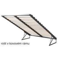 Posteľ PANAMA 200x120 cm - dub craft/sivá