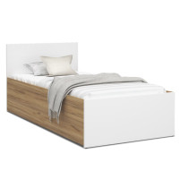 Posteľ PANAMA 200x90 cm - dub craft/biela