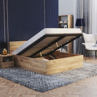 Posteľ PANAMA 200x120 cm - dub craft