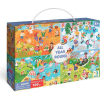 DODO Puzzle Počas celého roka 100 dielikov