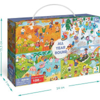 DODO Puzzle Počas celého roka 100 dielikov