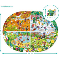 DODO Puzzle Počas celého roka 100 dielikov