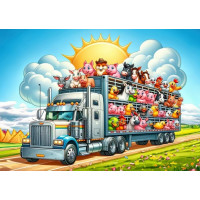 ART PUZZLE Puzzle Cesta truckom 100 dielikov