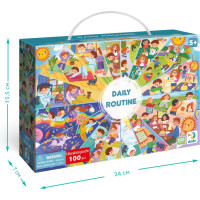 DODO Puzzle Denná rutina 100 dielikov