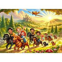 ART PUZZLE Puzzle Lesné dobrodružstvo 100 dielikov