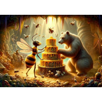 ART PUZZLE Puzzle Medová torta 100 dielikov