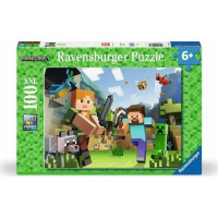 RAVENSBURGER Puzzle Minecraft: Steve a Alex XXL 100 dielikov