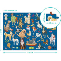 DODO Puzzle Psíci 100 dielikov