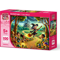 ART PUZZLE Puzzle Roztomilá čarodejnica 100 dielikov