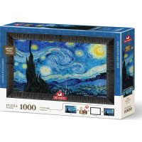 ART PUZZLE Puzzle s rámom a lepidlom 3v1 Hviezdna noc 1000 dielikov