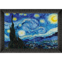 ART PUZZLE Puzzle s rámom a lepidlom 3v1 Hviezdna noc 1000 dielikov