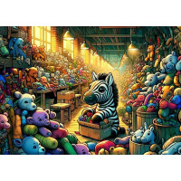ART PUZZLE Puzzle Továreň na hračky 100 dielikov