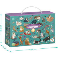 DODO Puzzle Zábavné mačky 100 dielikov