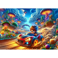 ART PUZZLE Puzzle Zlomyseľný pretekár 100 dielikov