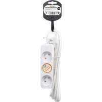 Solight predlžovací prívod 5m, 3 zásuvky, 16A/3680W, PVC, biely