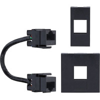 Solight RJ45 Cat6 doplnkový modul pre vstavané zásuvky série PP128