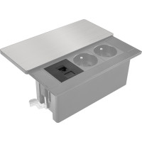 Solight RJ45 Cat6 doplnkový modul pre vstavané zásuvky série PP128
