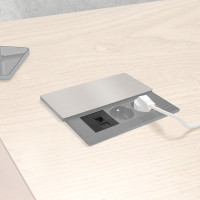 Solight RJ45 Cat6 doplnkový modul pre vstavané zásuvky série PP128