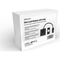 Solight RJ45 Cat6 doplnkový modul pre vstavané zásuvky série PP128