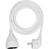 Solight predlžovací prívod 5m, 1 zásuvka, 16A/3680W, PVC, biely