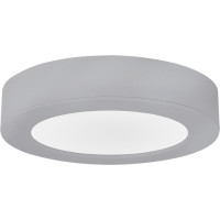 Solight LED mini panel kúpeľňový 2v1, 3CCT, podhľadový / prisadený, 12W, 1020lm, IP54, strieborná, okrúhly