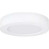 Solight LED mini panel kúpeľňový 2v1, 3CCT, podhľadový / prisadený, 12W, 1020lm, IP54, biela, okrúhly