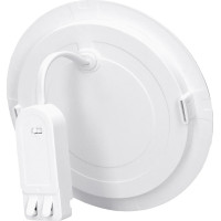 Solight LED mini panel kúpeľňový 2v1, 3CCT, podhľadový / prisadený, 12W, 1020lm, IP54, biela, okrúhly