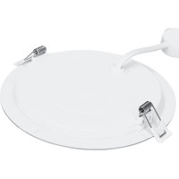 Solight LED mini panel kúpeľňový 2v1, 3CCT, podhľadový / prisadený, 12W, 1020lm, IP54, biela, okrúhly