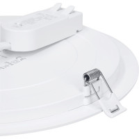 Solight LED mini panel kúpeľňový 2v1, 3CCT, podhľadový/prisadený, 18W, 1530lm, IP54, biela, okrúhly