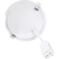 Solight LED mini panel kúpeľňový 2v1, 3CCT, podhľadový/prisadený, 18W, 1530lm, IP54, biela, okrúhly