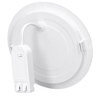 Solight LED mini panel kúpeľňový 2v1, 3CCT, podhľadový / prisadený, 24W, 2040lm, IP54, biela, okrúhly