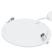 Solight LED mini panel kúpeľňový 2v1, 3CCT, podhľadový / prisadený, 24W, 2040lm, IP54, biela, okrúhly