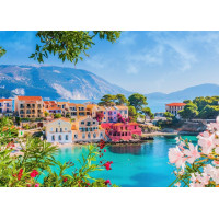 ALIPSON Puzzle Farebná dedina Assos, Grécko 500 dielikov