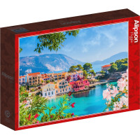 ALIPSON Puzzle Farebná dedina Assos, Grécko 500 dielikov