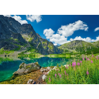 CASTORLAND Puzzle Czarny Staw pod Rysami, Tatry, Poľsko 500 dielikov