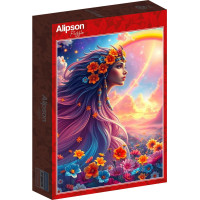 ALIPSON Puzzle Dúhová dievčina 500 dielikov