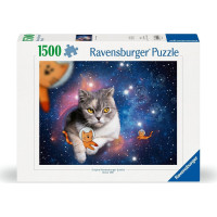 RAVENSBURGER Puzzle Mačka vo vesmíre 1500 dielikov