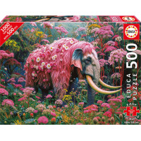EDUCA Puzzle Kvetinový slon 500 dielikov