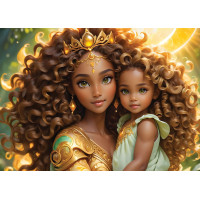 ALIPSON Puzzle Mère et Fille: La Lune et le Soleil 2x500 dielikov
