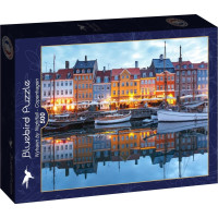 BLUEBIRD Puzzle Západ slnka v Nyhavne 500 dielikov