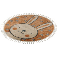 Detský kusový koberec My Fano 390 Rabbit kruh
